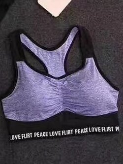 สปอร์ตบราหลังกล้าม ตะขอหลัง สวมใส่กระชับมั่นใจได้ทุกการเคลื่อนไหวผ้าใส่สบายฟรีไซส์ 4 สี ชมพู ฟ้า ดำ ม่วง ราคาส่ง 3 ชิ้น คละกับแบบอื่นได้ ตัวละ 190 บาท