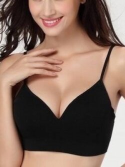 สปอร์ตบราสำหรับคนทำหน้าอก ไม่มีโครง ตะขอหลัง ผ้านิ่มใส่สบาย มี 5 สี ดำ เนื้อ โอรส ม่วง น้ำเงิน size M, L ราคาส่ง 3 ชิ้นคละแบบได้ ราคาตัวละ 230 บาท