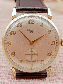 นาฬิกาเก่า ELGIN ไขลานสองเข็มครึ่ง