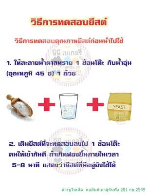 การทดสอบยีสต์