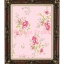 กรอบหลุยส์ไม้แท้ ลายเก่า สีแดงปัดทอง ขนาด 40x60 นิ้ว