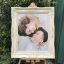 กรอบหลุยส์ไม้เทียม 16x20 นิ้ว สีขาว รวมอัดภาพเคลือบภาพ N