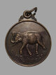 เหรียญพ่อตาหินช้าง วัดเขาพ่อตา ปี2518 ช้างเหยียบเมฆ