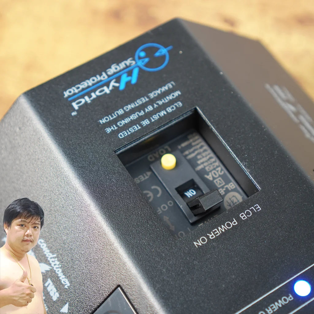SurgeGuard SE-6 เครื่องกรองกระแสไฟฟ้า ชนิดตัดไฟรั่วอัตโนมัติ (Hybrid Surge Protector) 6 ช่อง