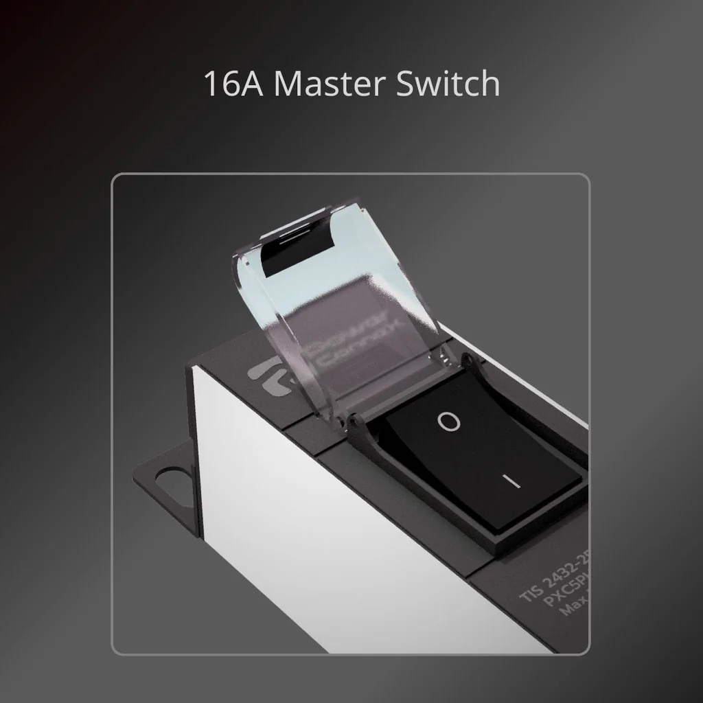 ปลั๊กไฟ PowerConneX PXC5PVTTS-TS06C2A1 ปลั๊กกันไฟกระชาก(หัวงอ) มี USB ที่ชาร์จเร็วที่สุด GaN67W ปลั๊กไฟ PowerConneX PXC5PVTTS-TS06C2A1 ปลั๊กกันไฟกระชาก(หัวงอ) มี USB ที่ชาร์จเร็วที่สุด GaN67W