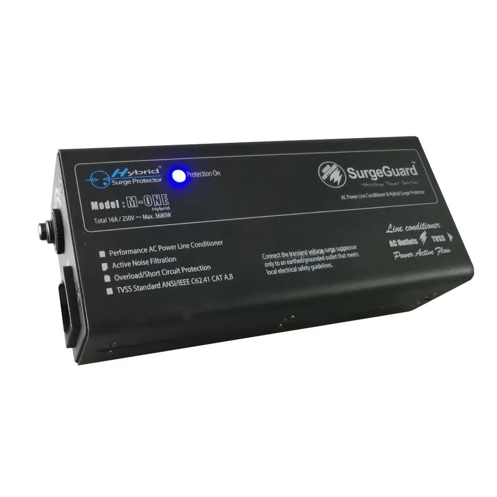 SurgeGuard M-One Hybrid เครื่องกรองไฟแบบเต้าเดี่ยว SurgeGuard M-One Hybrid เครื่องกรองไฟแบบเต้าเดี่ยว