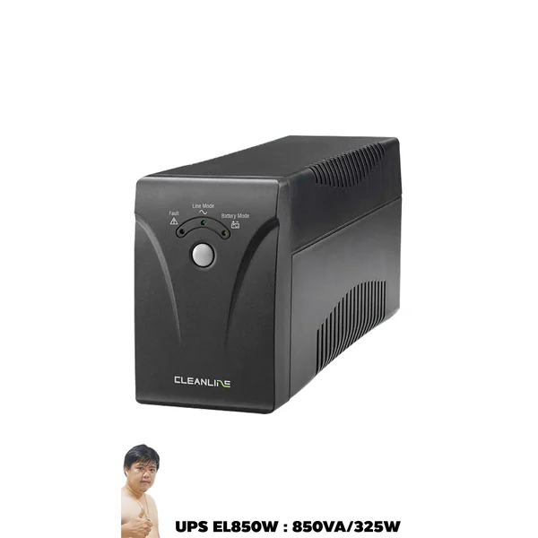 เครื่องสำรองไฟ(UPS) CLEANLINE EL-850W 850VA/325W image 1 เครื่องสำรองไฟ(UPS) CLEANLINE EL-850W 850VA/325W image 1