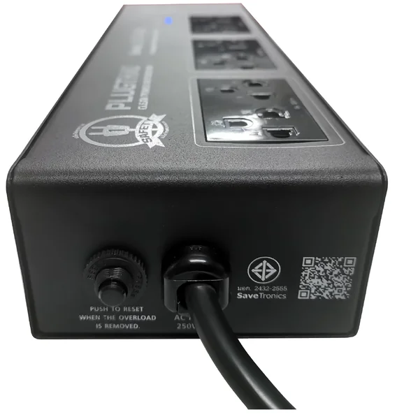PLUGTHAI ECB-06 ปลั๊กไฟ กันกระชาก All Mode 6 ช่อง ตัดไฟรั่วอัตโนมัติ image 7
