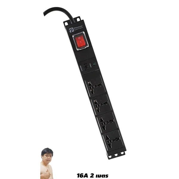ปลั๊กไฟ (PDU) เต้า UNIVERSAL PowerConneX PXC5PHNNS-UL04-2 4 เต้าเสียบ สายไฟ 2M image 1