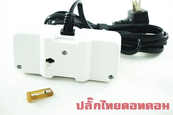 Toshino ปลั๊กไฟเต้ารับคู่พร้อมสวิตช์ สายไฟ 1.8 เมตร (แบบมีระบบฟิวส์ 10A) image 3 Toshino ปลั๊กไฟเต้ารับคู่พร้อมสวิตช์ สายไฟ 1.8 เมตร (แบบมีระบบฟิวส์ 10A) image 3