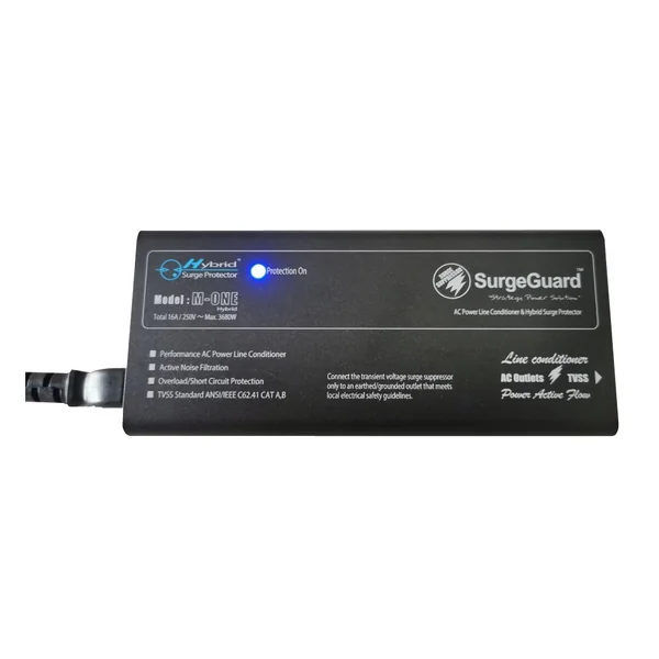 SurgeGuard M-One Hybrid เครื่องกรองไฟแบบเต้าเดี่ยว image 7 SurgeGuard M-One Hybrid เครื่องกรองไฟแบบเต้าเดี่ยว image 7