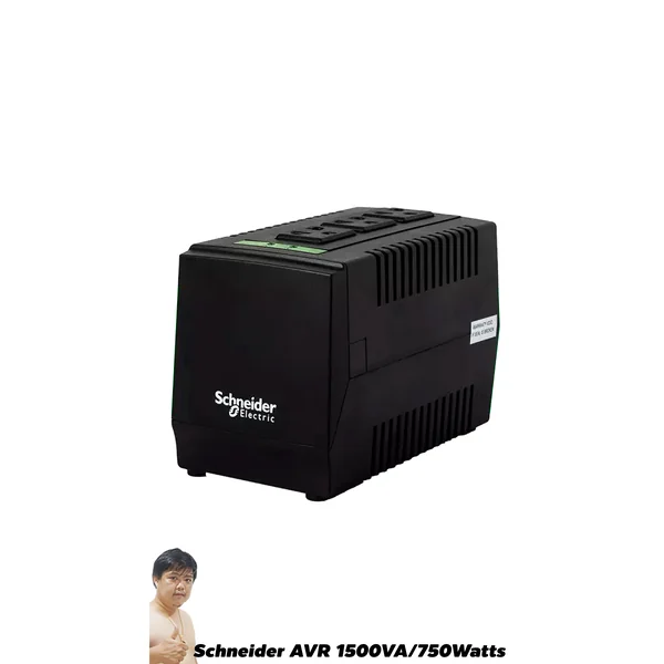 Schneider Electric - AVR 1500VA/750Watts with Surge Protection เครื่องปรับแรงดันไฟ ไม่สำรองไฟ รหัส LS1500S-TH image 1